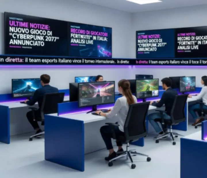 Redazione digitale che segue aggiornamenti e notizie dal mondo gaming
